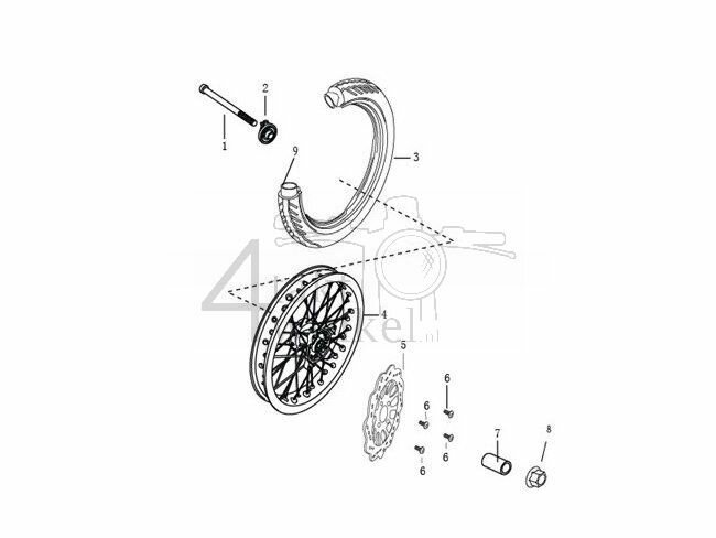 F7 - Front wheel
