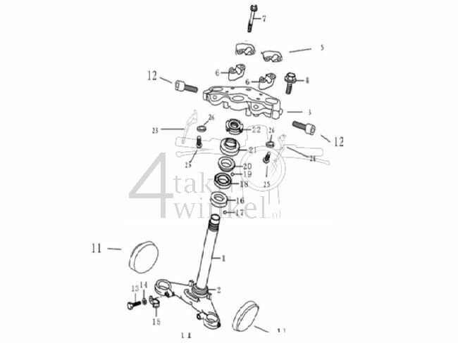 F12 - Steering stem