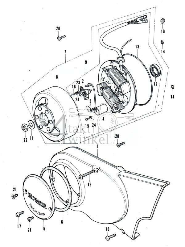 E4 - Left Crankcase Cover - Generator