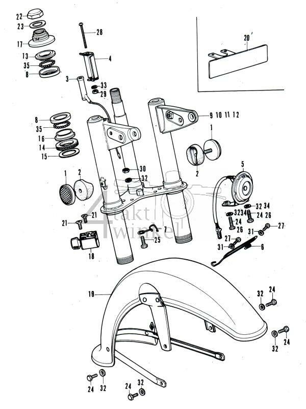 F4 - Front Fork - Front Fender