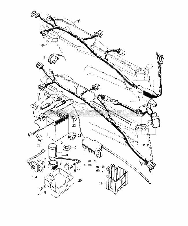 F17 - WIRE HARNESS - BATTERY