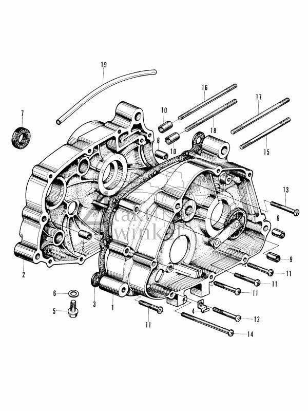 E10 - Right Crankcase - Left Crankcase