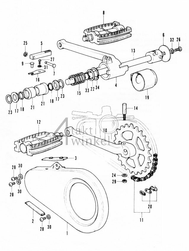 F14 - Crank Pedal