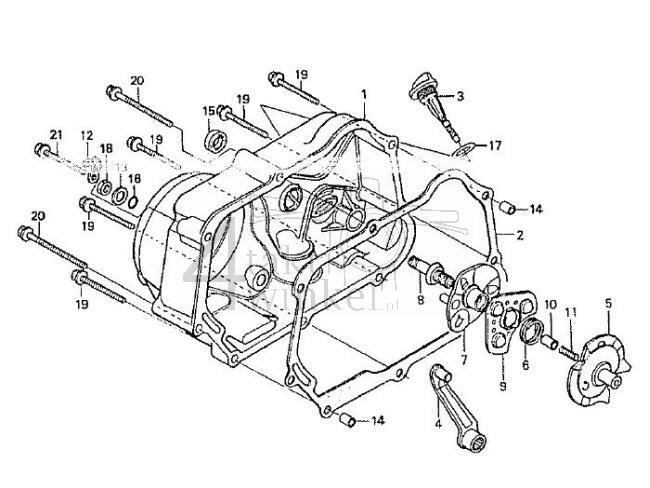 E6 - Right Crankcase Cover