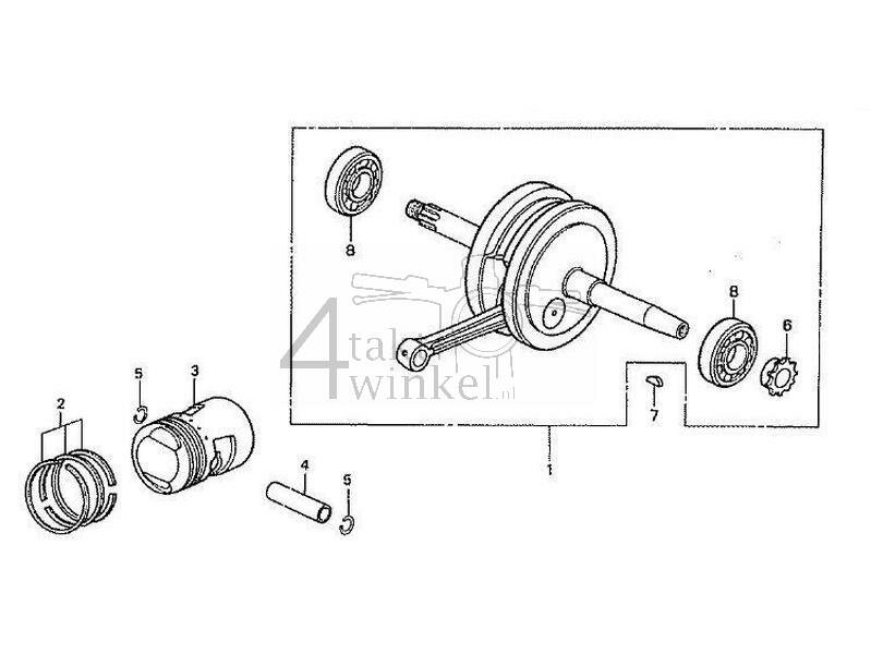 E12 - Crankshaft - Piston