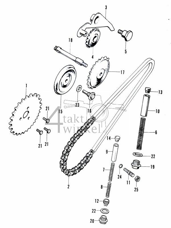 E5 - Cam Chain - Tensioner