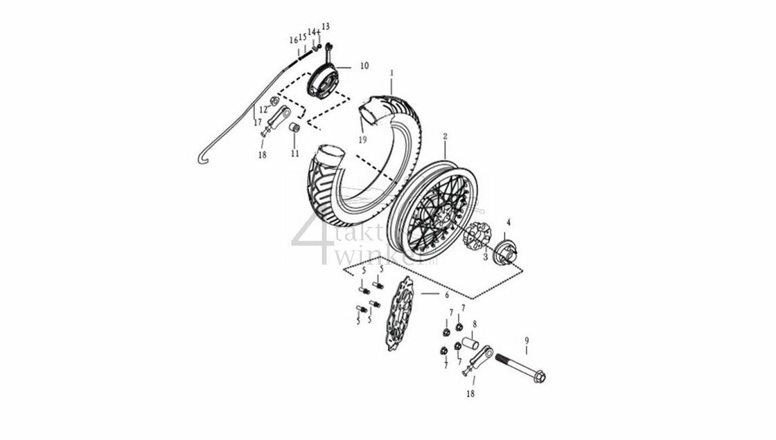 F8 - Rear wheel