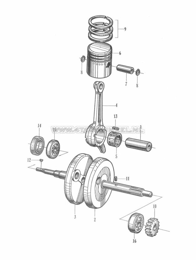E2 - Crankshaft - Connecting Rod - Piston