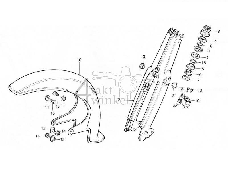 F5 - Front Fork - Front Fender