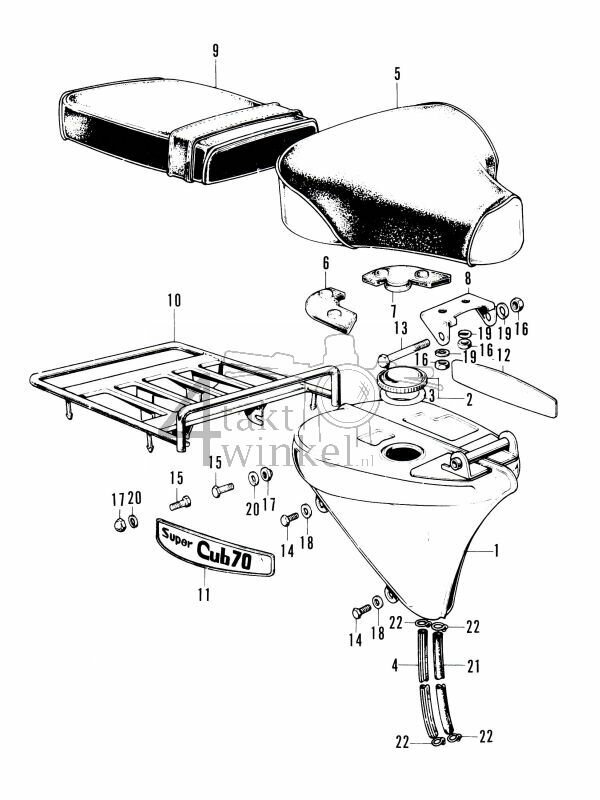 F7 - Fuel Tank - Seat