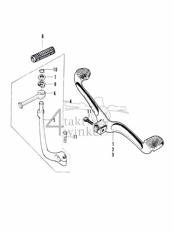 F18 - Change Pedal - Kick Starter Arm