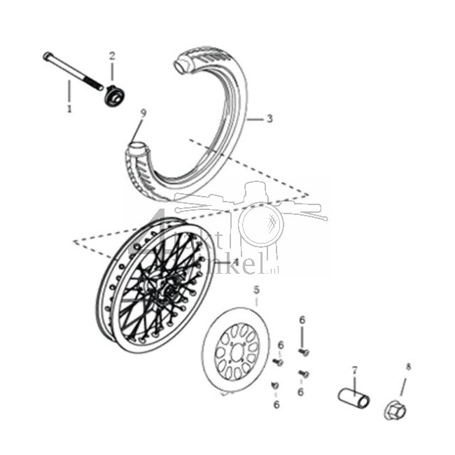 F7 - Front Wheel Assy