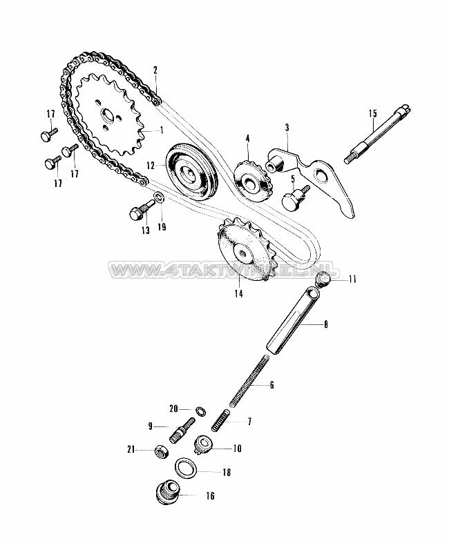 E5 - CAMCHAIN - TENSIONER