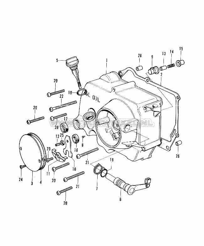 E6 - RIGHT CRANKCASE COVER