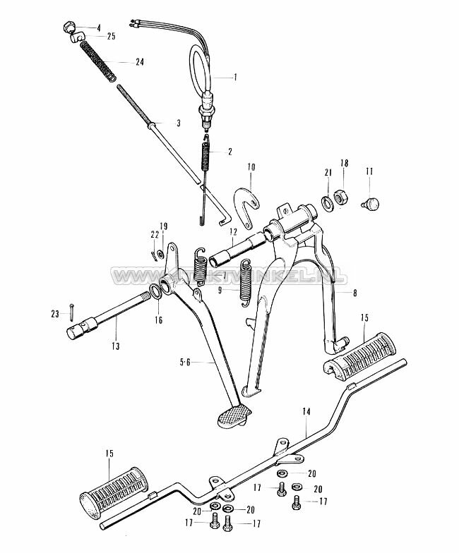 F15 - STAND - BRAKE PEDAL