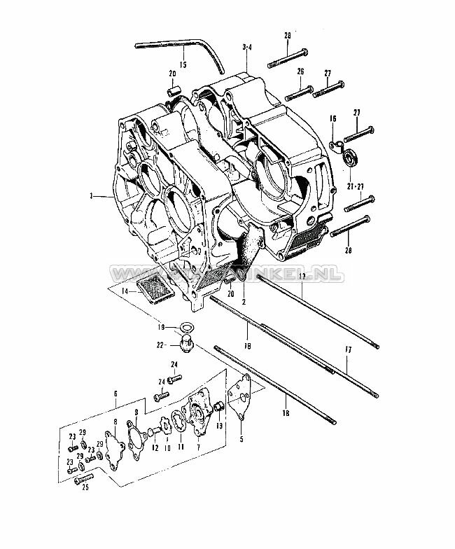 E12 - CRANKCASE - OIL PUMP