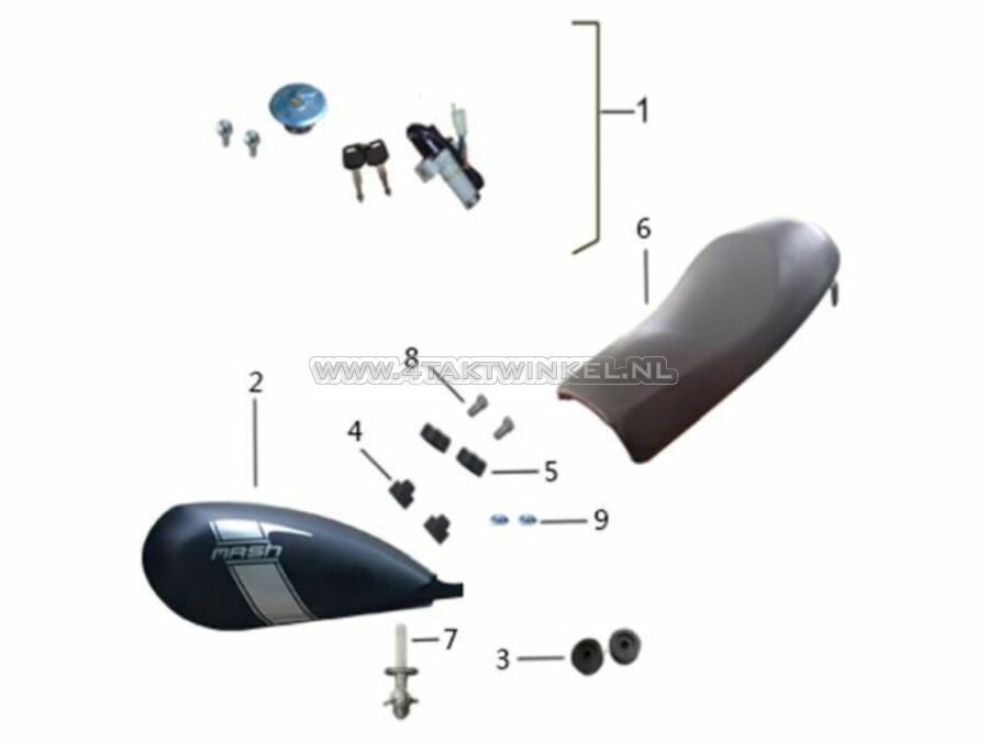 F1 - FUELTANK - SEAT