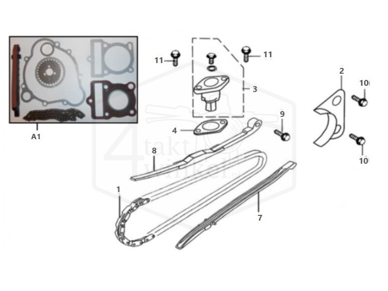 E7 - Timing Chain - Tensioner