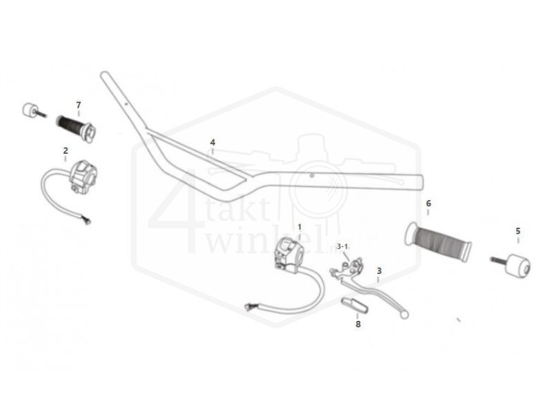 F6 - Handlebar Assembly