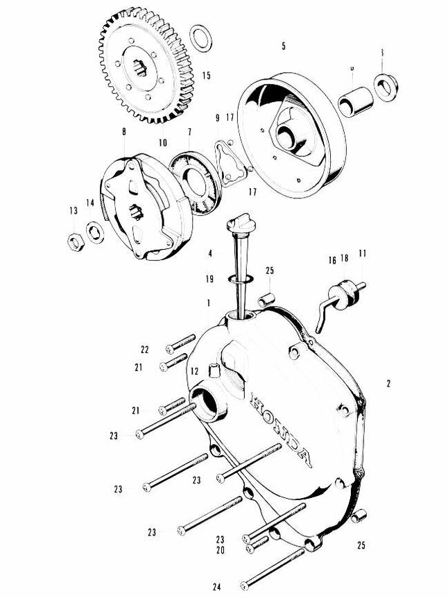 E2 - Right Cover - Clutch