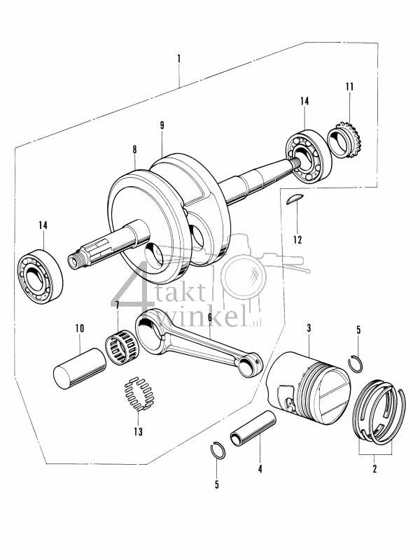 E8 - Crankshaft - Piston