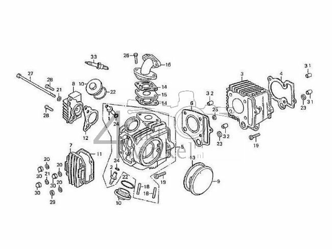 E1 - Cylinder - Cylinder Head