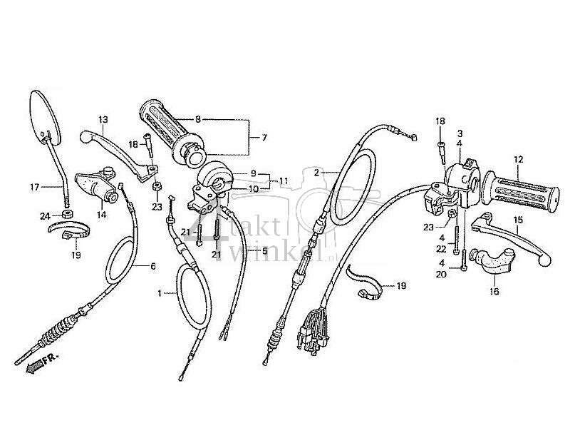 F3 - Handle Lever - Cable - Switch