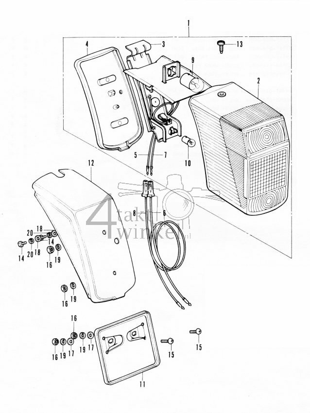 F17-2 - Tail Light (local procurement parts)