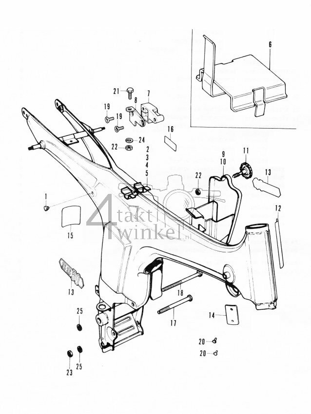 F19 - Body Frame - Helmet Holder
