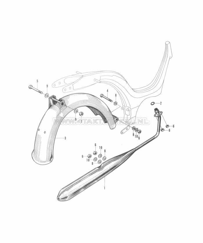 F9 - Rear Fender - Muffler