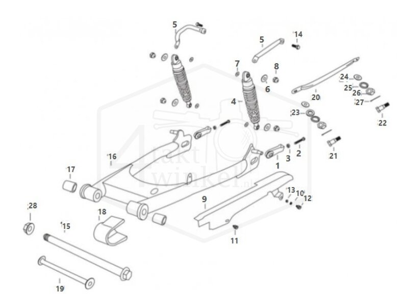 F4 - Swingarm