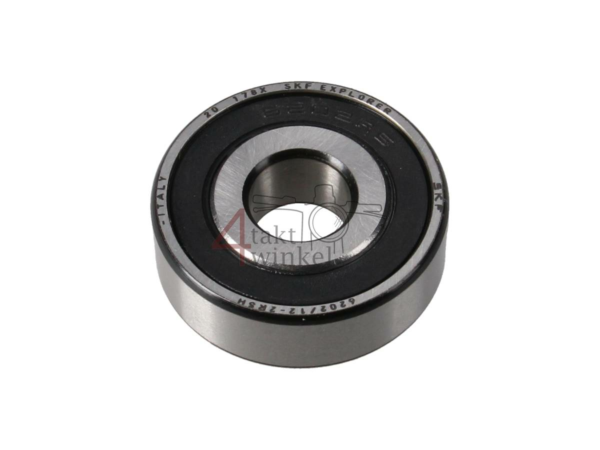 Bearing 6202/12-2RSH, 12x35x11, double sealed. Special 12mm version, front wheel.