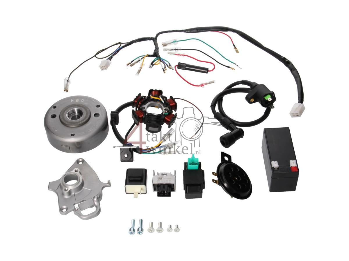 CDI ignition conversion kit &amp; 12 volt electricity CB50, CY50