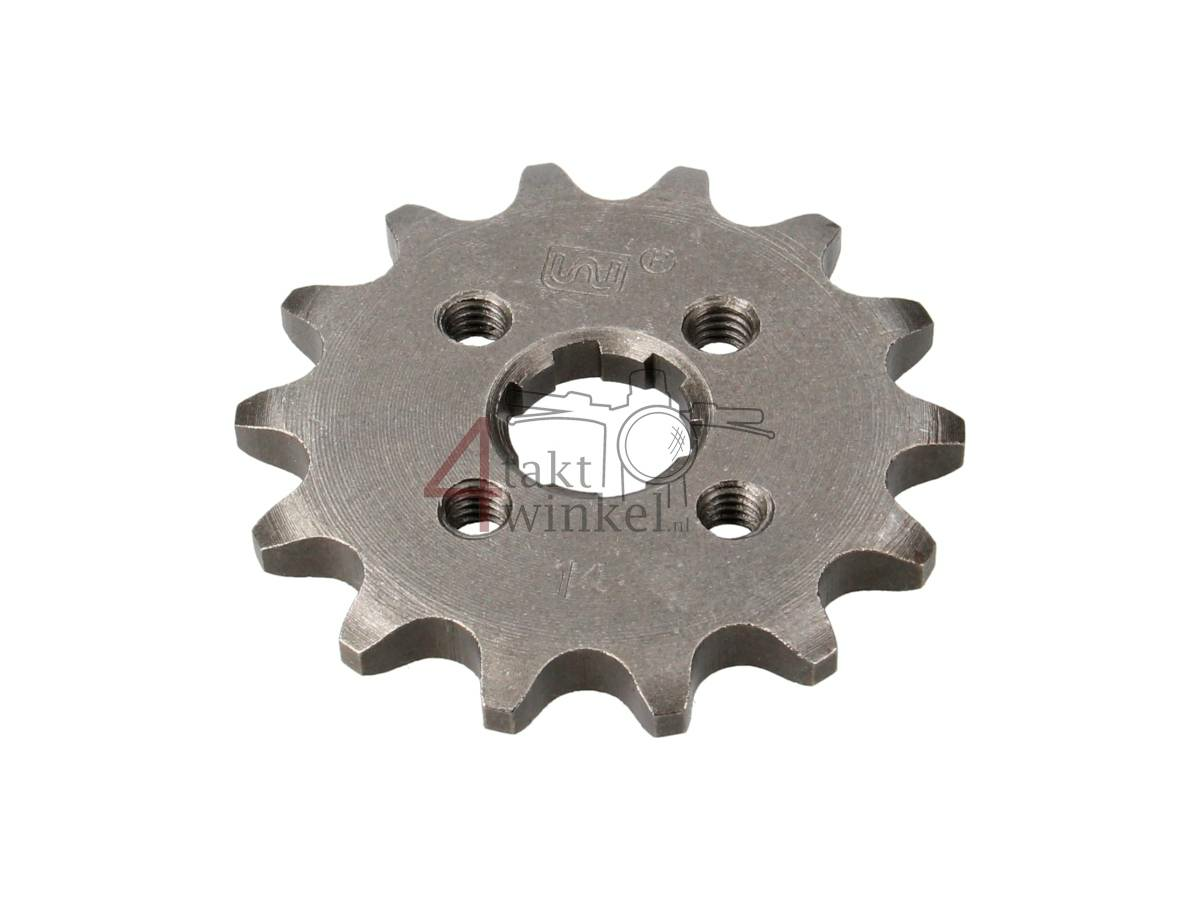 Front sprocket, 420 chain, 17mm shaft, 14, fits SS50, C50, Dax