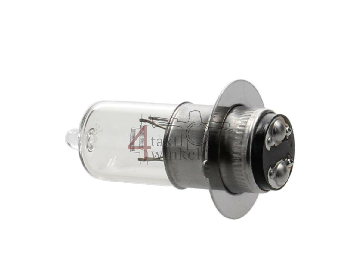 Bulb headlight P15d-25-1, dual, 12 volts, 35-36,5 watts, halogen