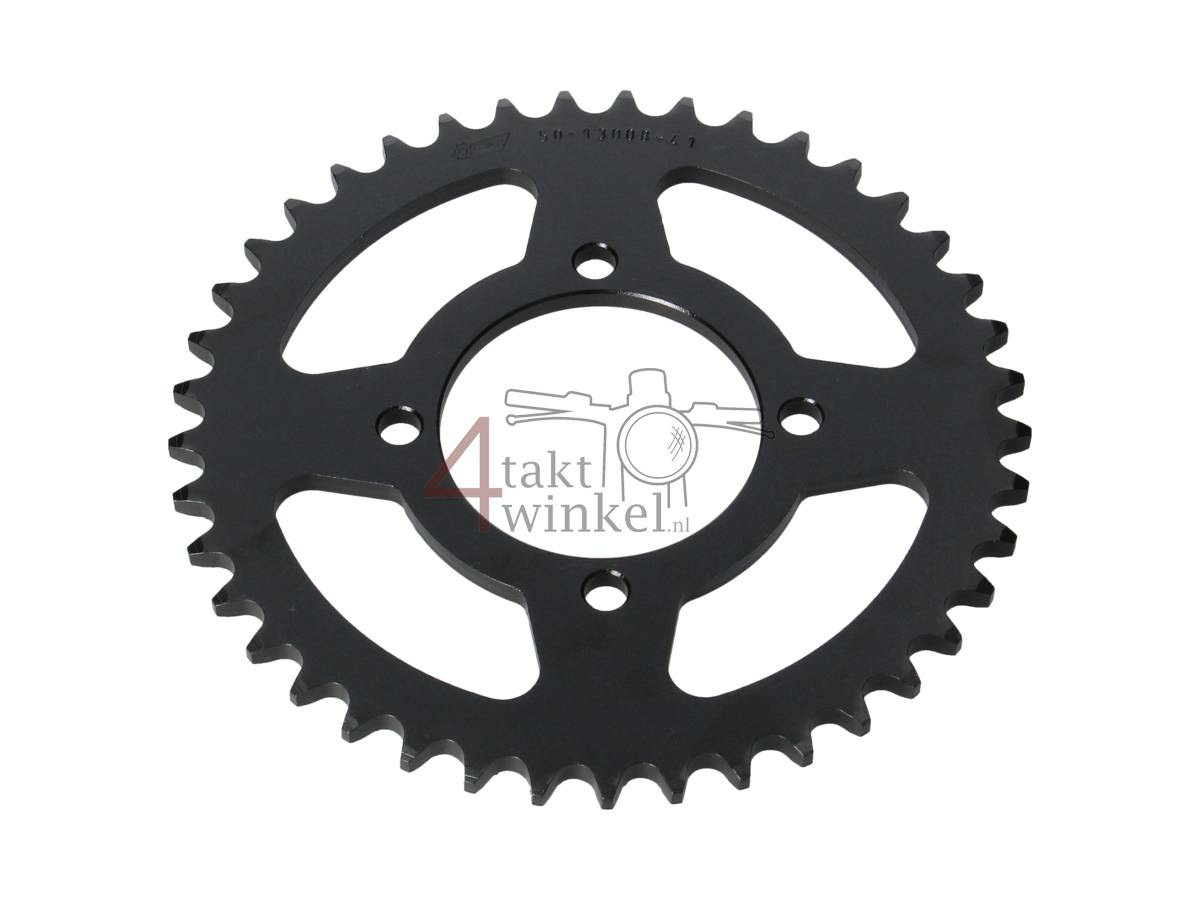 Rear sprocket Hanway RAW50, Skyteam Classic, AGM cafe racer, 41 teeth, 420 ketting