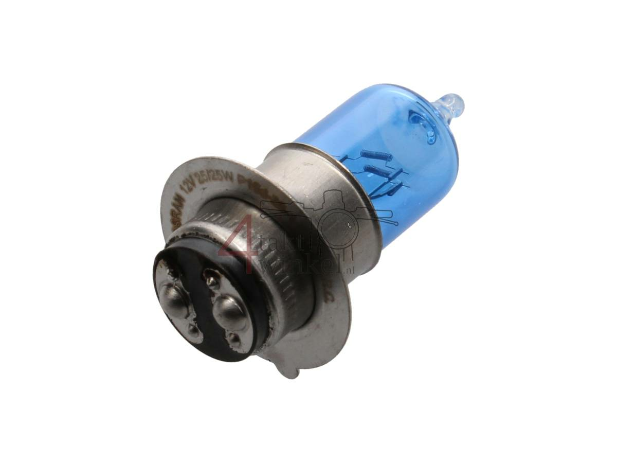 Bulb headlight PX15d, dual, 12 volts, 25-25 watts, e.g. C50, Xenon Look