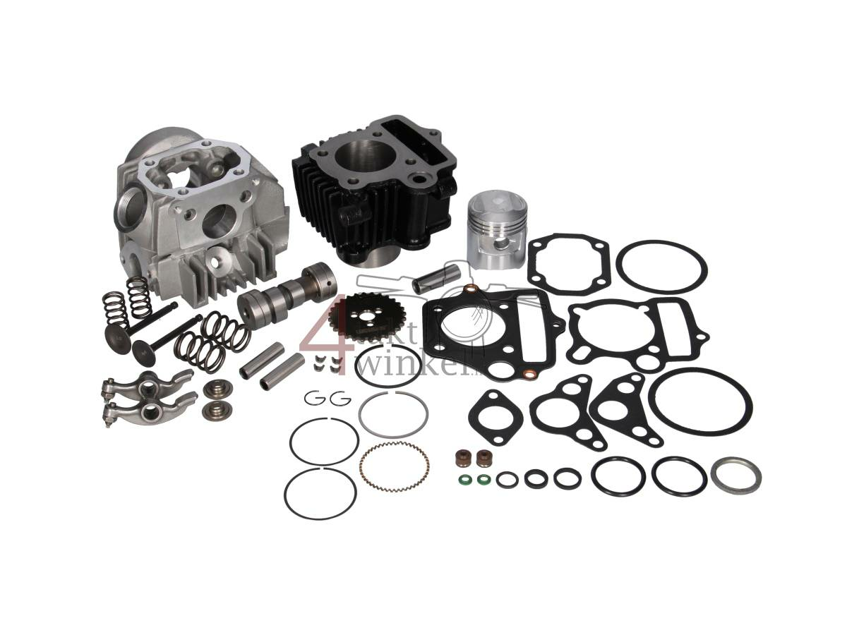 Cylinder kit, with piston &amp; gasket &amp; cylinder head 70cc, Honda OT