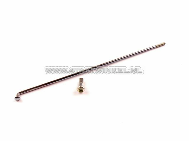 Spoke per piece 17" front wheel inside spoke, C50, original Honda