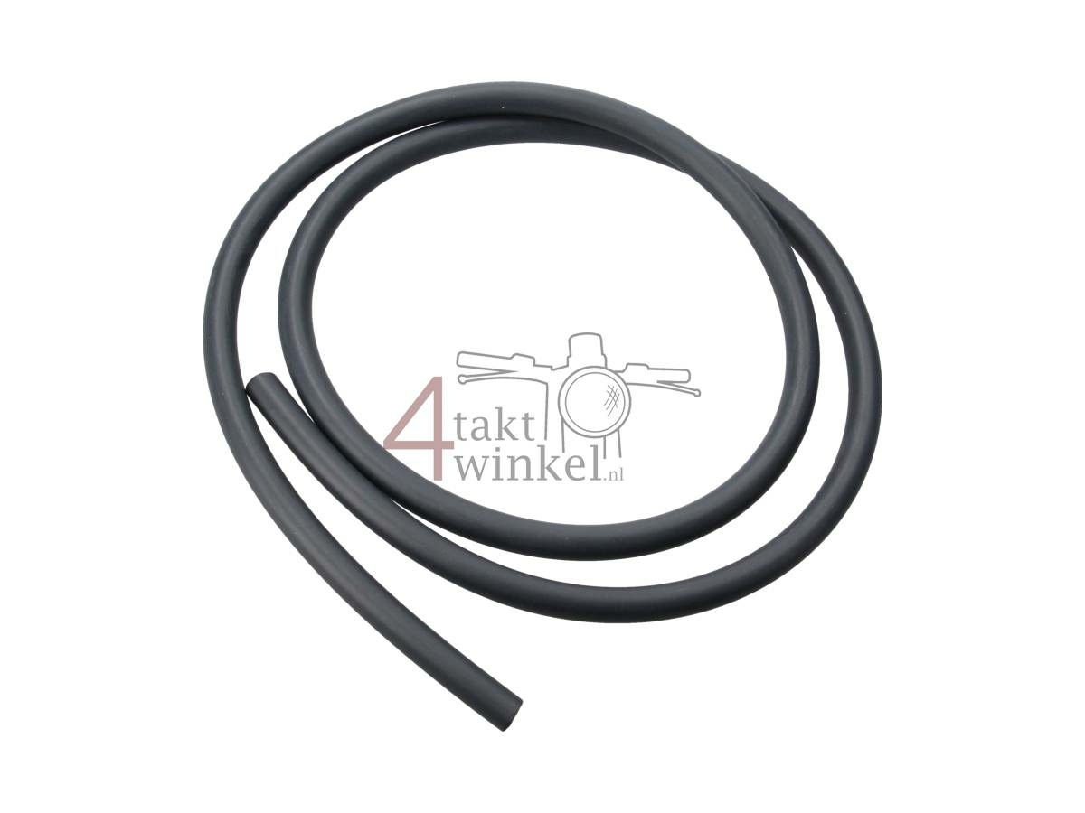 Fuel hose, 5mm - 8mm, black, A-quality, per meter