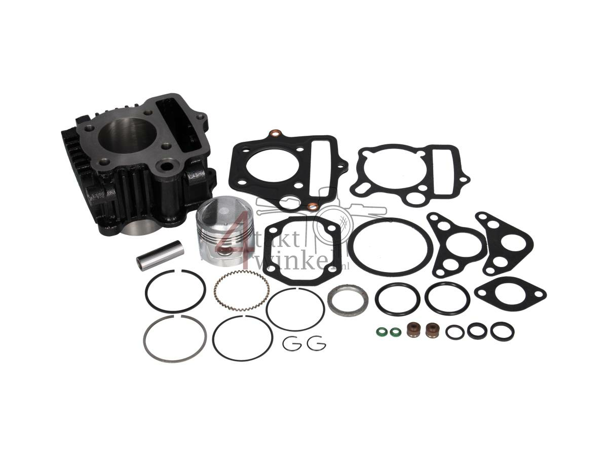 Cylinder kit, with piston &amp; gasket 70cc, OT50 head 49cc op. steel