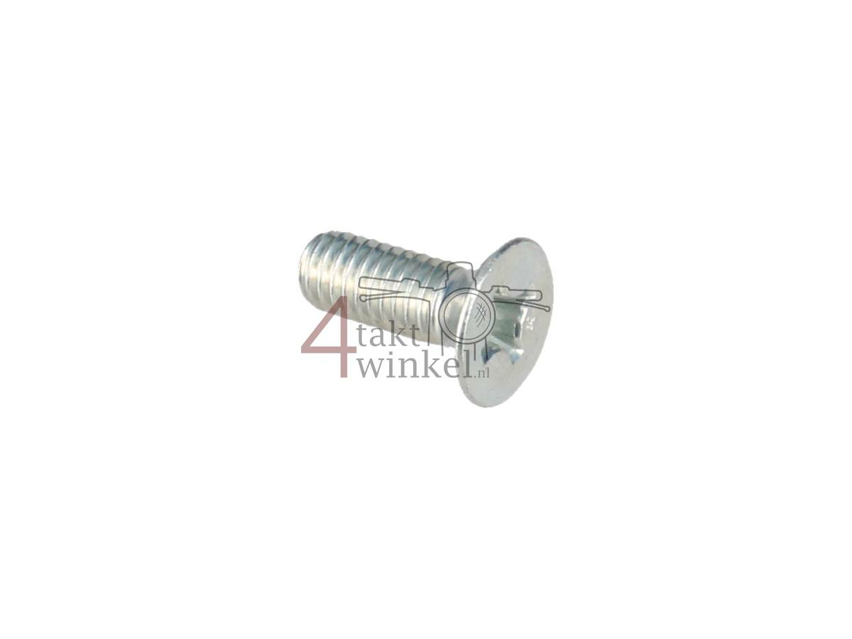 Bolt crosshead countersunk, m6 x 16, original Honda