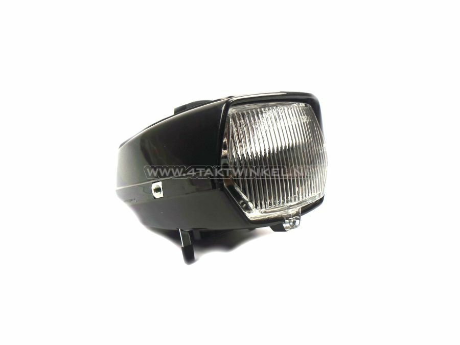 Headlight complete, Novio, Amigo, alternative, black + switch
