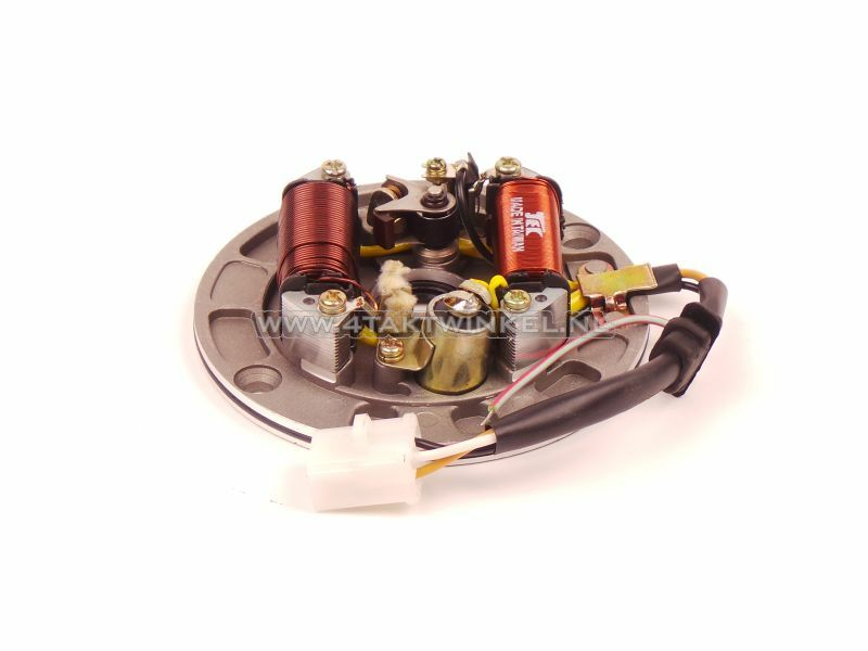 Ignition coils and stator plate Hitachi 6 volt &amp; breaker points