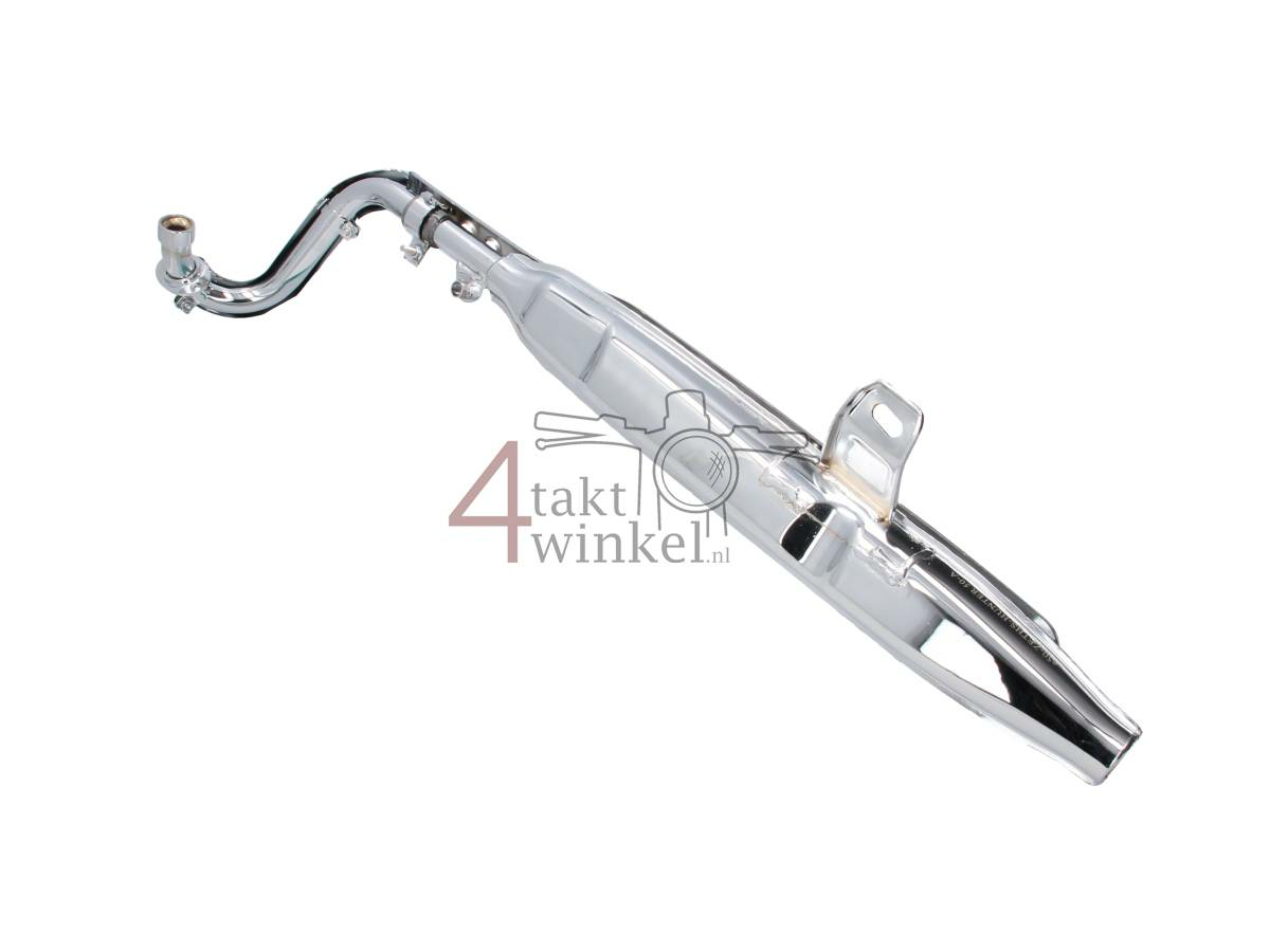 Exhaust standard, chrome, fits replica Dax
