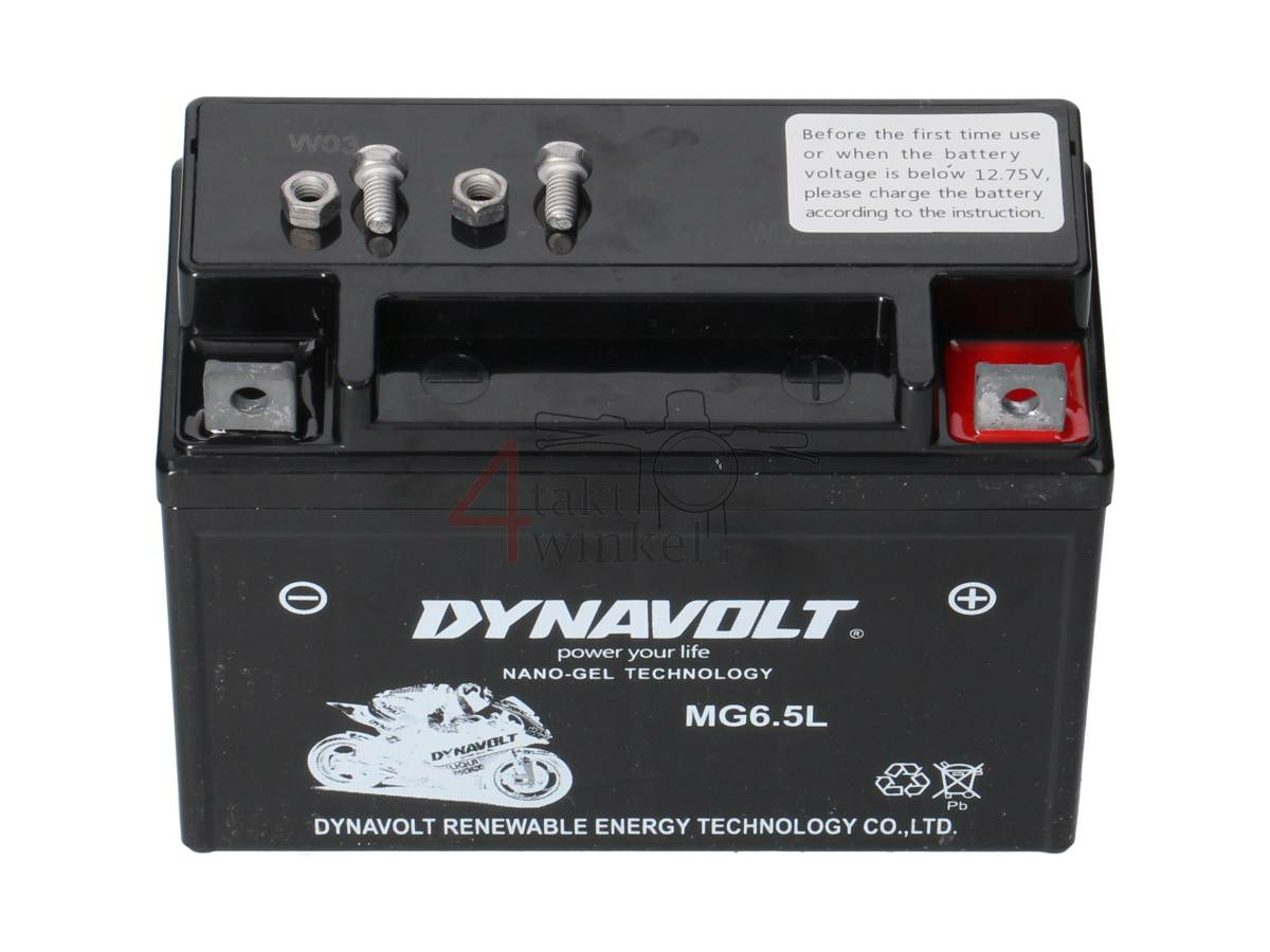 Accu, 12 volt 6,5Ah, OEM Hanway part