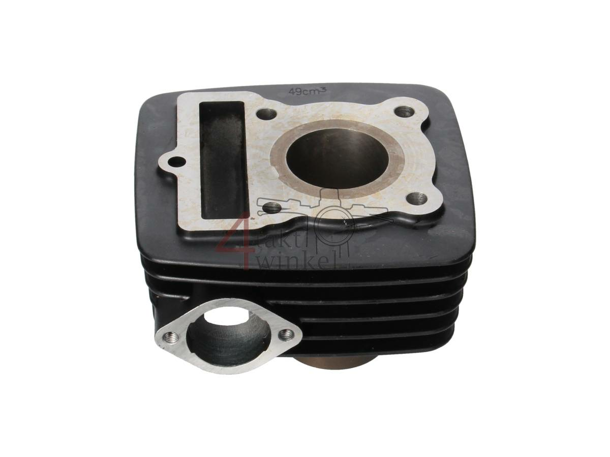 Cylinder kit, with piston &amp; gasket, 50cc, 39mm aluminum, vertical, Mash, black