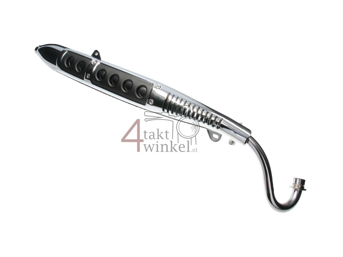 Exhaust standard, high model, fits SS50, with heat shield and accessories