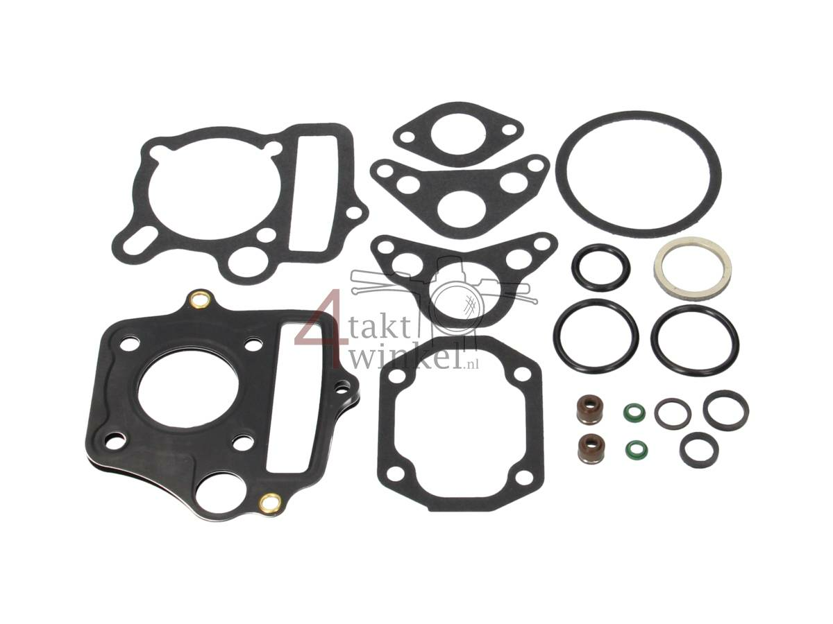Gasket set A, head &amp; cylinder, 39mm, 50cc, fits SS50, C50, Dax, A-quality