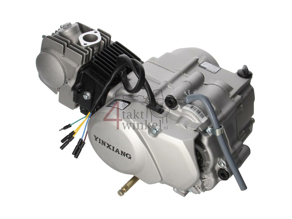 Engine, 125cc, semi-automatic clutch, YX, 4-speed